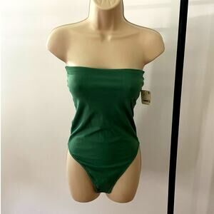 INTIMATELY FREE PEOPLE, SIZE M, GREEN, BODYSUIT SHAPER